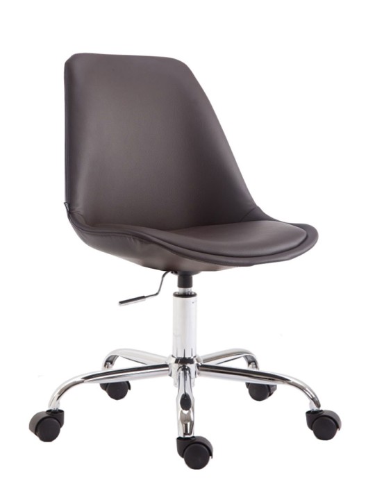 Bureaustoel Toulouse kunstleer, bruin