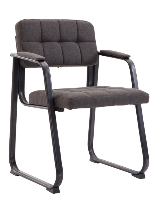 Bezoekersstoel Canada B stof, donkergrijs Bezoekersstoel Canada B stof, donkergrijs