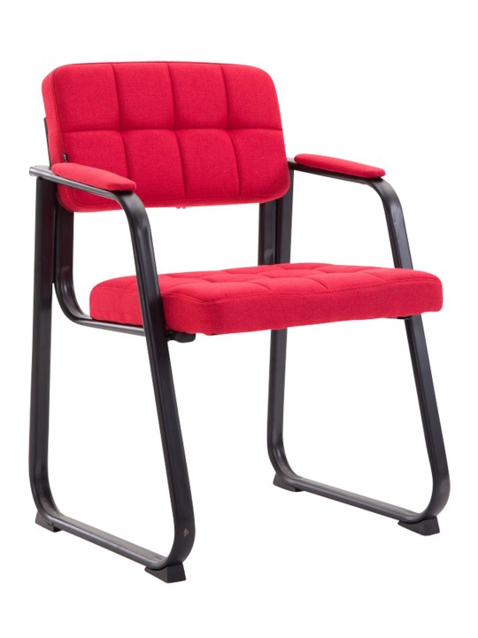 Bezoekersstoel Canada B stof, rood Bezoekersstoel Canada B stof, rood