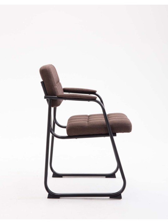 Bezoekersstoel Canada B stof, bruin Bezoekersstoel Canada B stof, bruin