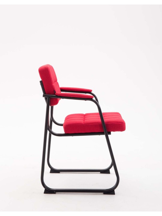 Bezoekersstoel Canada B stof, rood Bezoekersstoel Canada B stof, rood