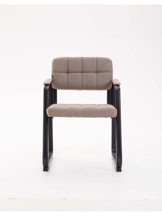 Bezoekersstoel Canada B stof, taupe Bezoekersstoel Canada B stof, taupe