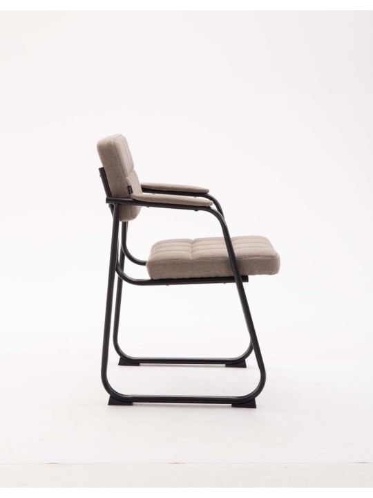 Bezoekersstoel Canada B stof, taupe Bezoekersstoel Canada B stof, taupe