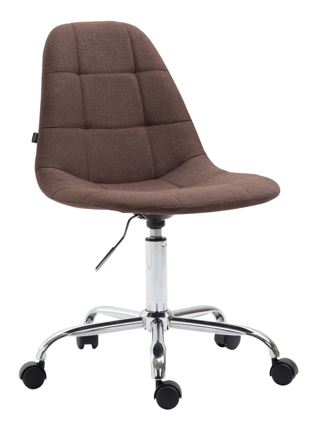 Bureaustoel Reims stof, bruin