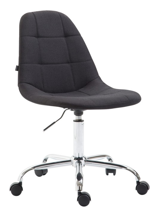 Bureaustoel Reims stof, zwart