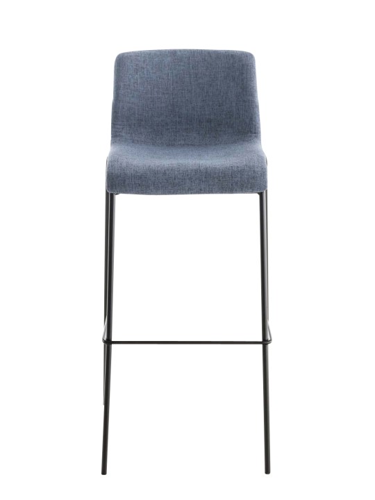 Barkruk Hoover stof 4-poots frame, blauw