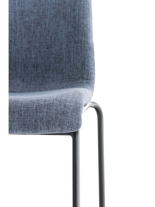 Barkruk Hoover stof 4-poots frame, blauw