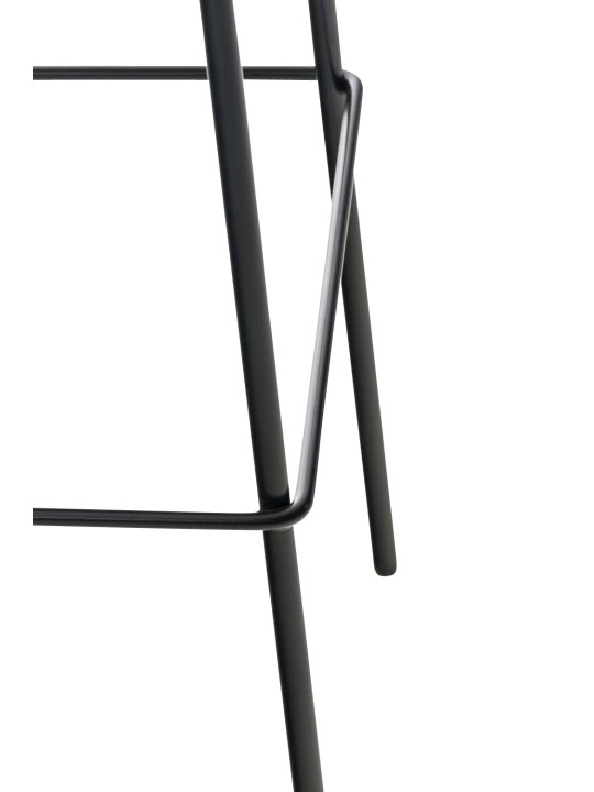 Barkruk Hoover stof 4-poots frame, blauw