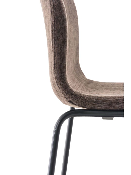 Barkruk Hoover stof 4-poots frame, bruin