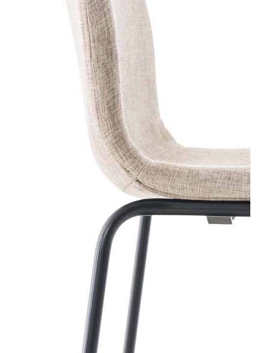 Barkruk Hoover stof 4-poots frame, crème Barkruk Hoover stof 4-poots frame, crème