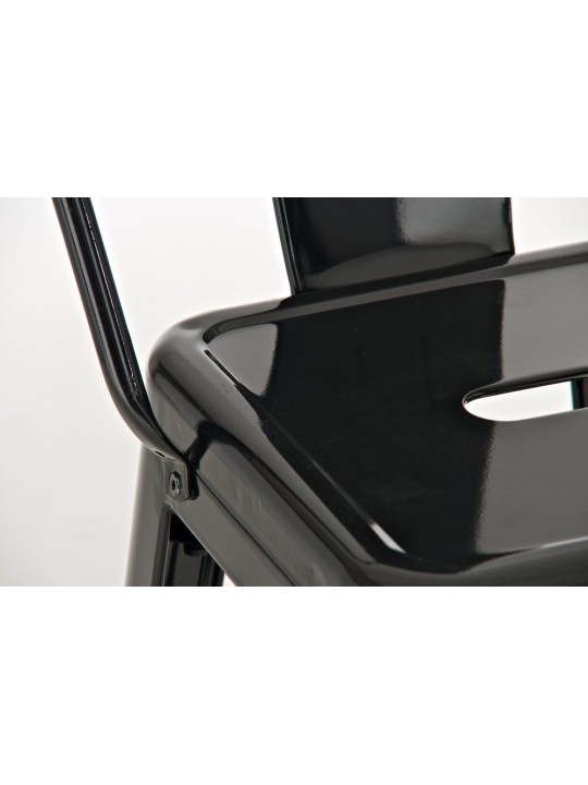 Set van 2 barkrukken Aiden, zwart