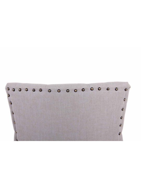 Eetkamerstoel Aberdeen stof antiek, grijs