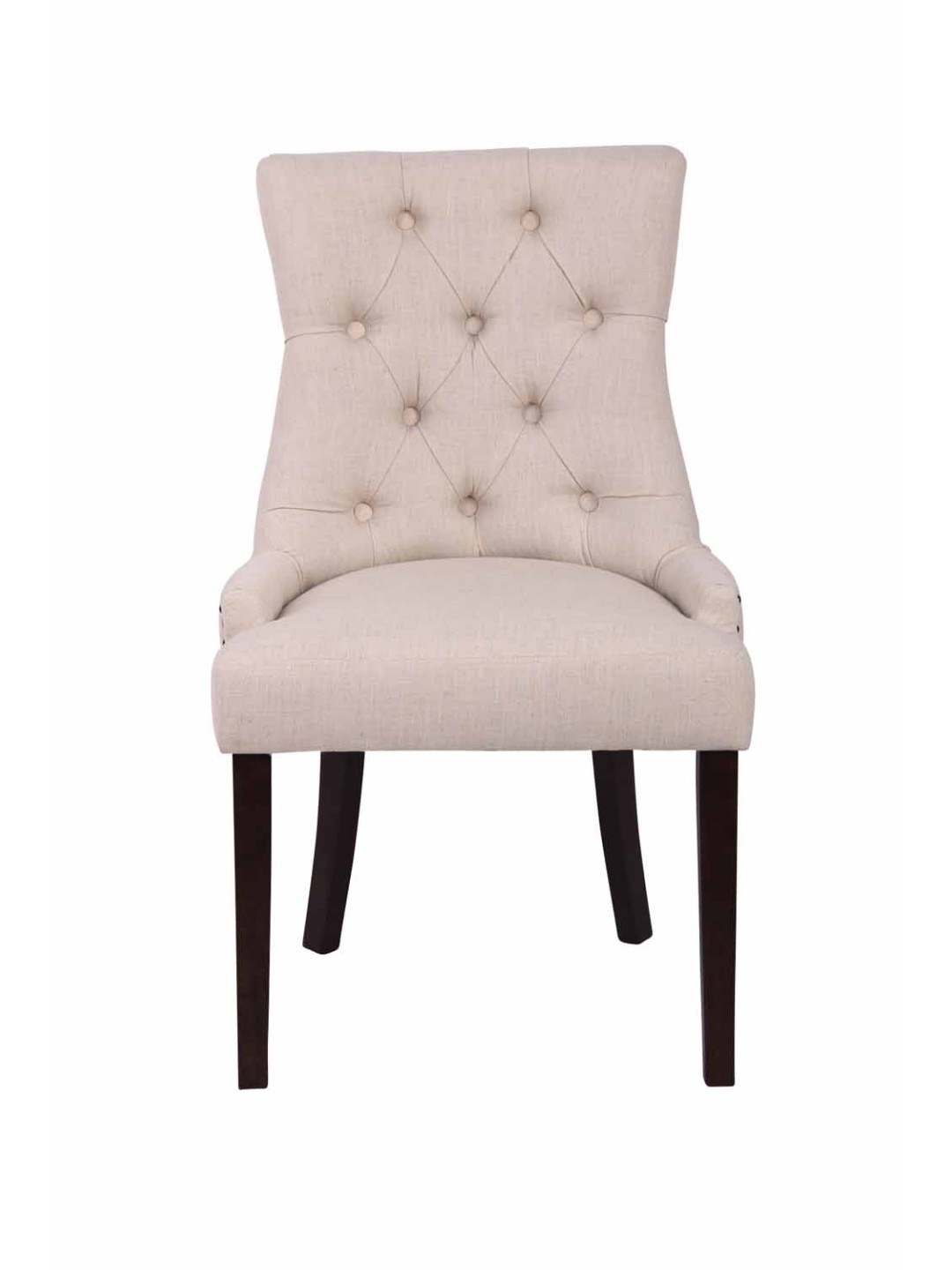 Eetkamerstoel Aberdeen stof antiek, crème