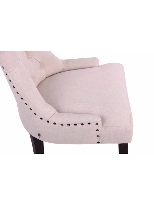 Eetkamerstoel Aberdeen stof antiek, crème