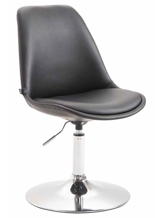 Stoel Maverick C kunstleer, zwart