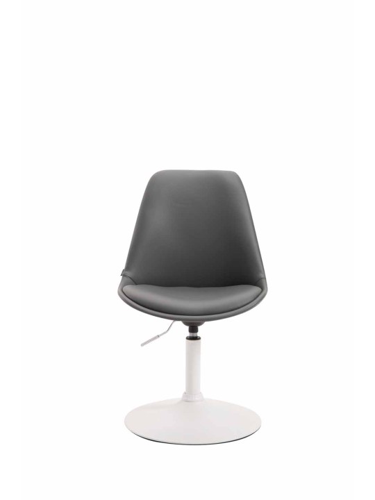 Stoel Maverick W kunstleer, grijs