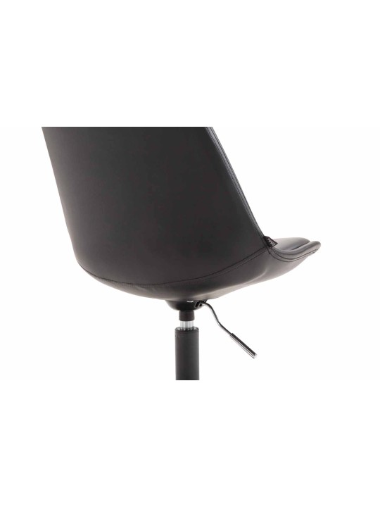 Stoel Maverick B kunstleer, zwart