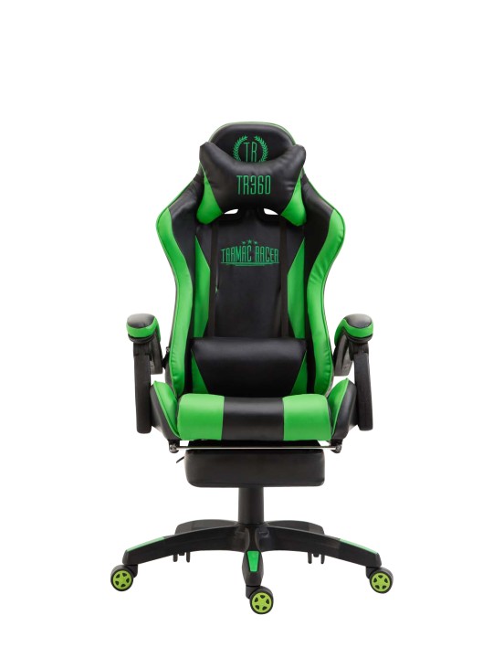 Bureaustoel Ignite kunstleer, zwart/groen