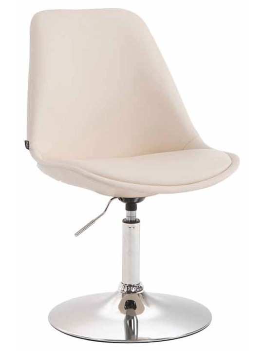 Stoel Maverick C kunstleer, crème