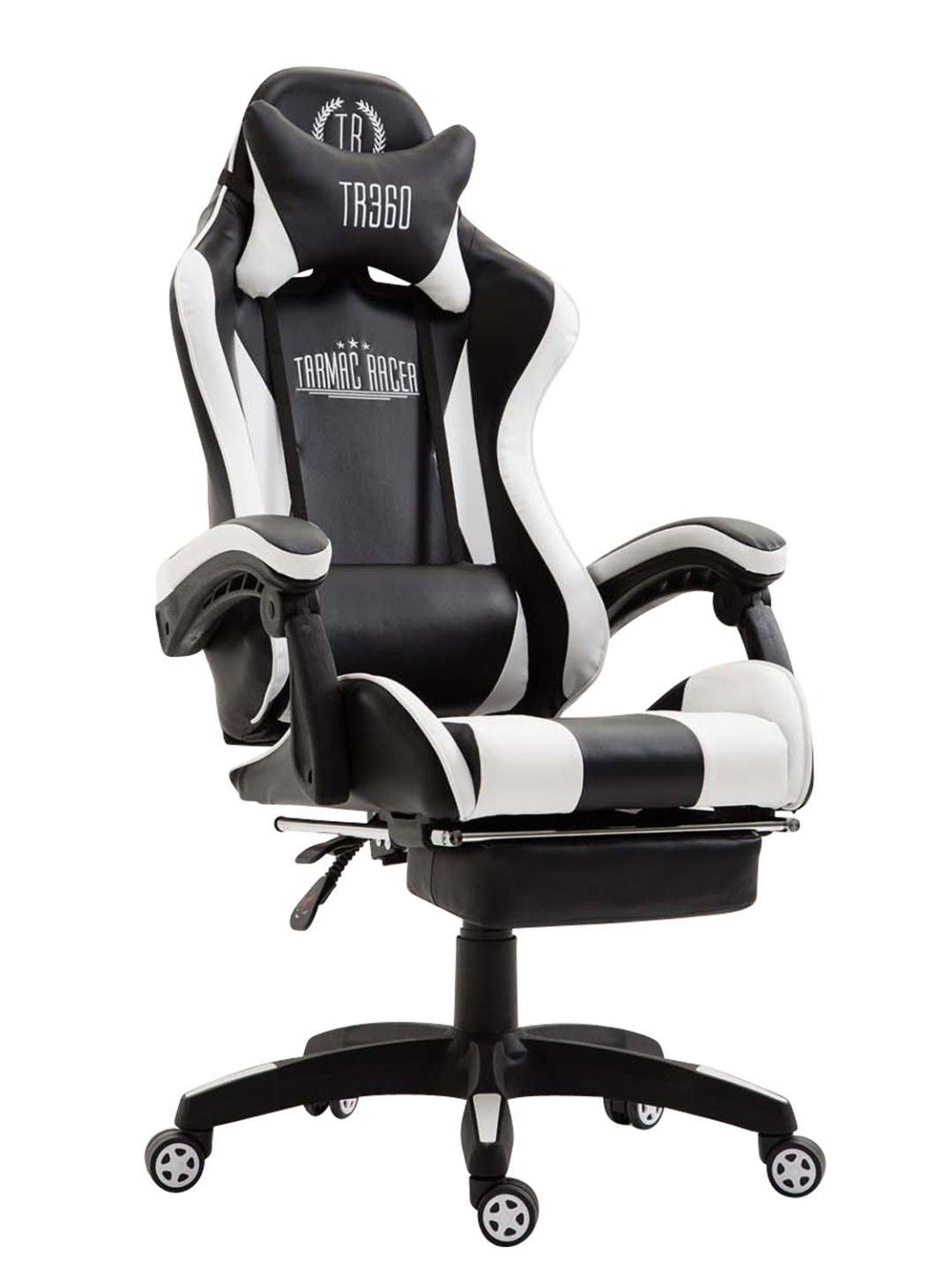 Bureaustoel Ignite kunstleer, zwart/wit