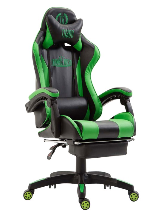 Bureaustoel Ignite kunstleer, zwart/groen