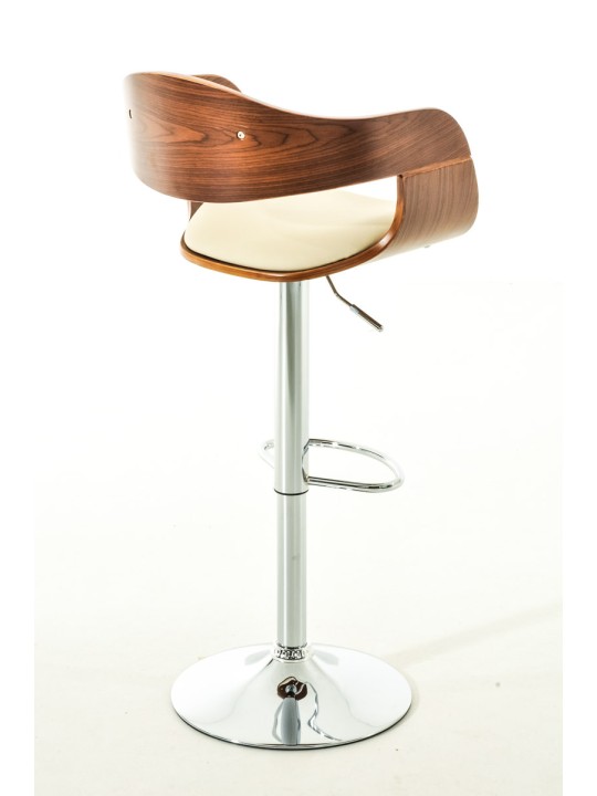 Set van 2 barkrukken Kingston C kunstleer, walnoot/crème Set van 2 barkrukken Kingston C kunstleer, walnoot/crème