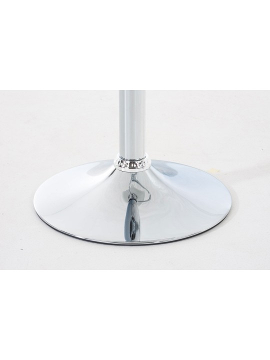 Set van 2 barkrukken Hoover kunststof chroom, wit