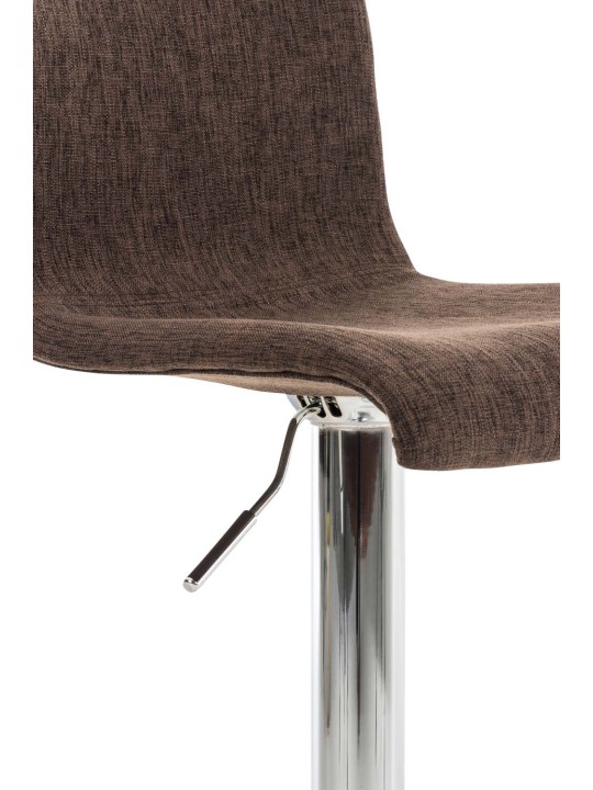 Set van 2 barkrukken Hoover stof chroom, bruin