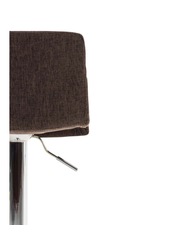 Set van 2 barkrukken Hoover stof chroom, bruin