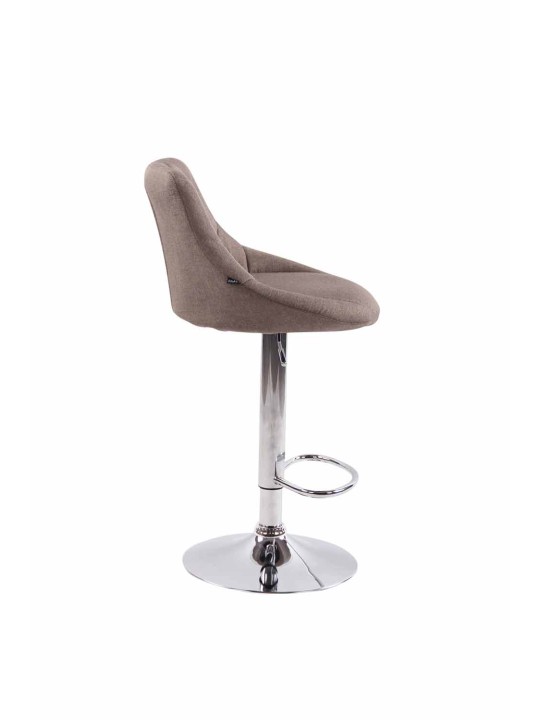 Set van 2 barkrukken Lazio stof C, taupe