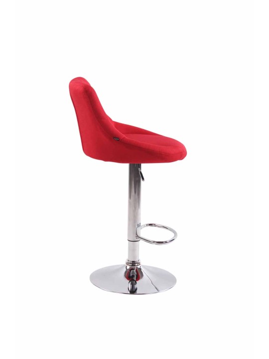 Set van 2 barkrukken Lazio stof C, rood Set van 2 barkrukken Lazio stof C, rood