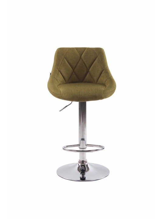 Set van 2 barkrukken Lazio stof C, groen