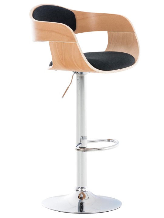 Barkruk Kingston C stof, naturel/zwart