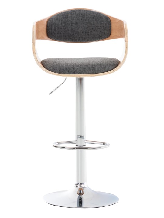 Barkruk Kingston C stof, naturel/lichtgrijs