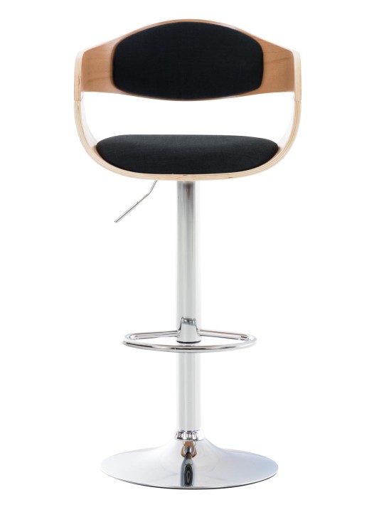 Barkruk Kingston C stof, naturel/zwart