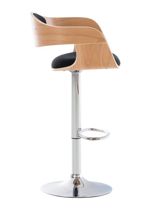 Barkruk Kingston C stof, naturel/zwart