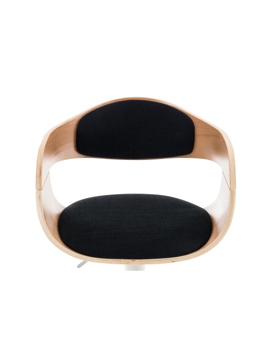 Barkruk Kingston C stof, naturel/zwart