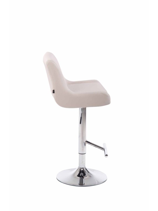 Barkruk Club kunstleer C, wit