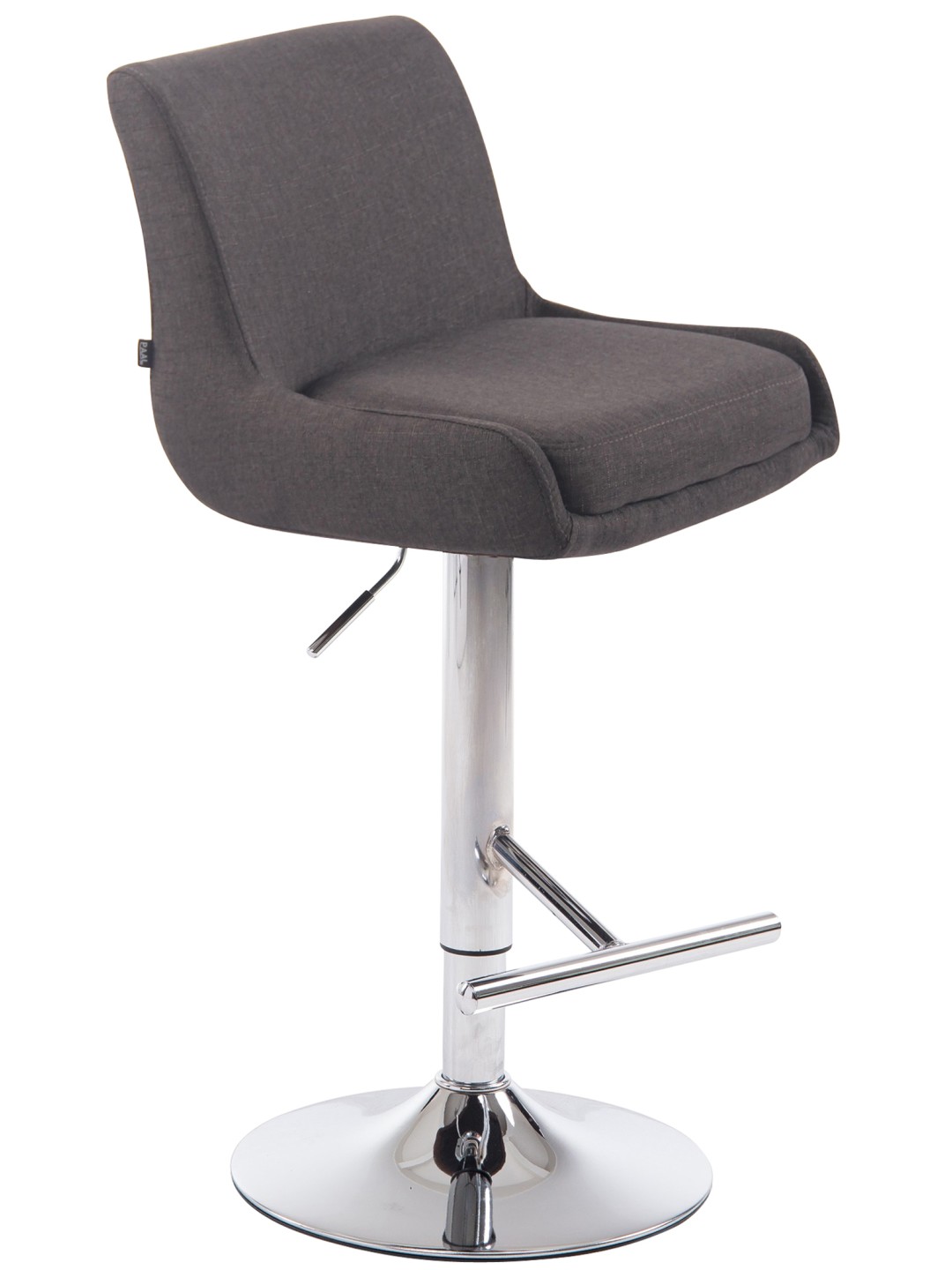 Barkruk Club stof C, donkergrijs