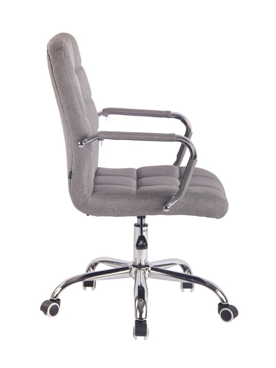 Bureaustoel Deli stof, grijs