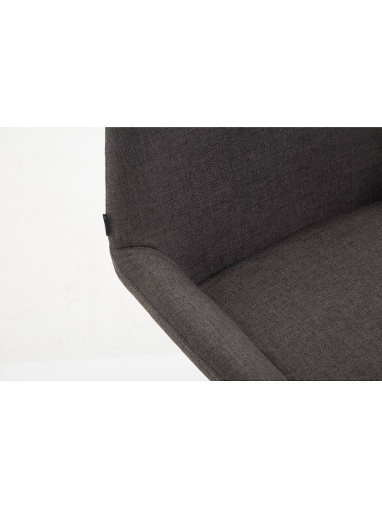 Set van 2 barkrukken Braga stof, donkergrijs