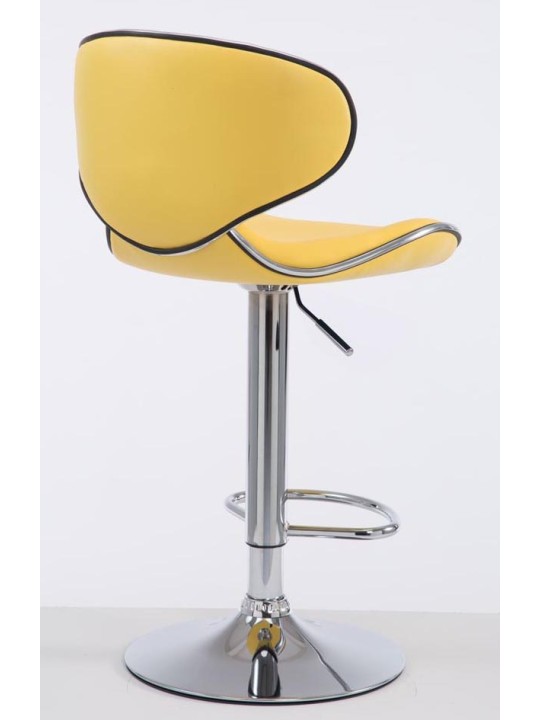 Set van 2 barkrukken Las Vegas V2 kunstleer chroom, geel Set van 2 barkrukken Las Vegas V2 kunstleer chroom, geel