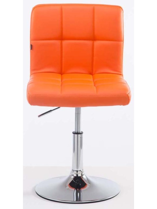 Set van 2 barkrukken Palma V2 kunstleer, oranje Set van 2 barkrukken Palma V2 kunstleer, oranje