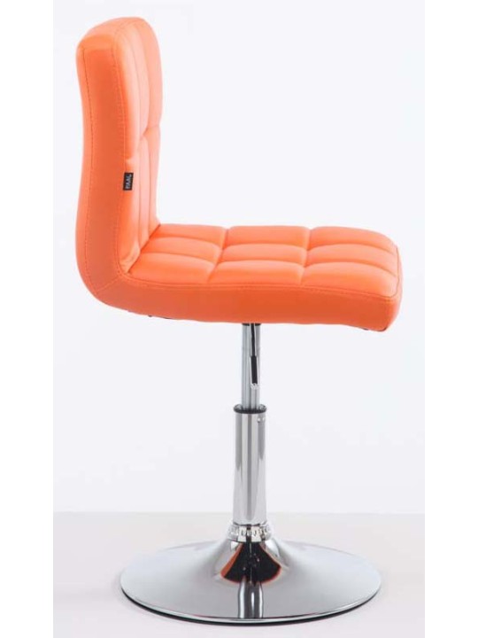 Set van 2 barkrukken Palma V2 kunstleer, oranje Set van 2 barkrukken Palma V2 kunstleer, oranje