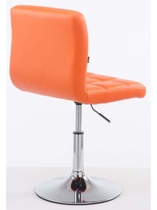 Set van 2 barkrukken Palma V2 kunstleer, oranje Set van 2 barkrukken Palma V2 kunstleer, oranje