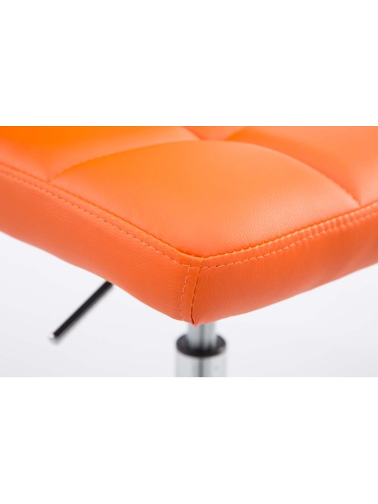 Set van 2 barkrukken Palma V2 kunstleer, oranje Set van 2 barkrukken Palma V2 kunstleer, oranje