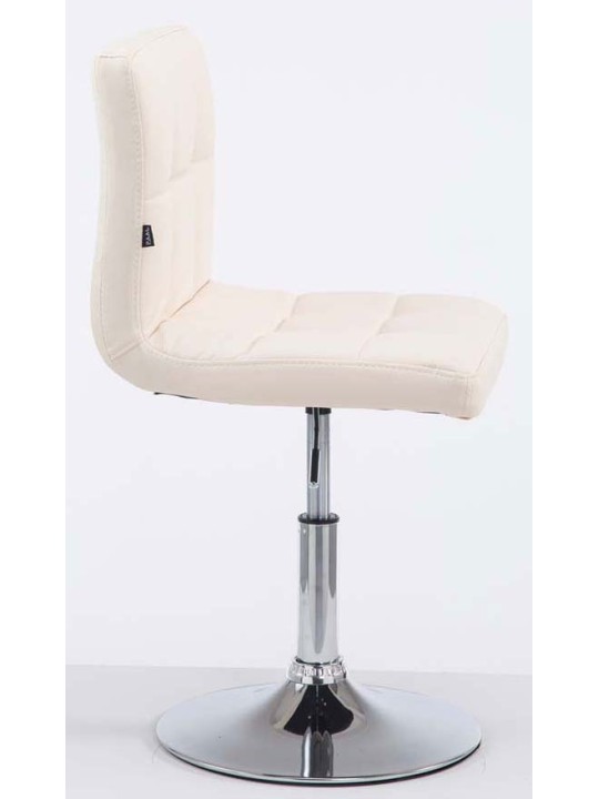 Set van 2 barkrukken Palma V2 kunstleer, crème