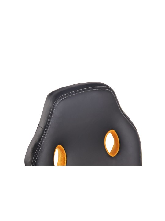 Bureaustoel Elbing, zwart/geel