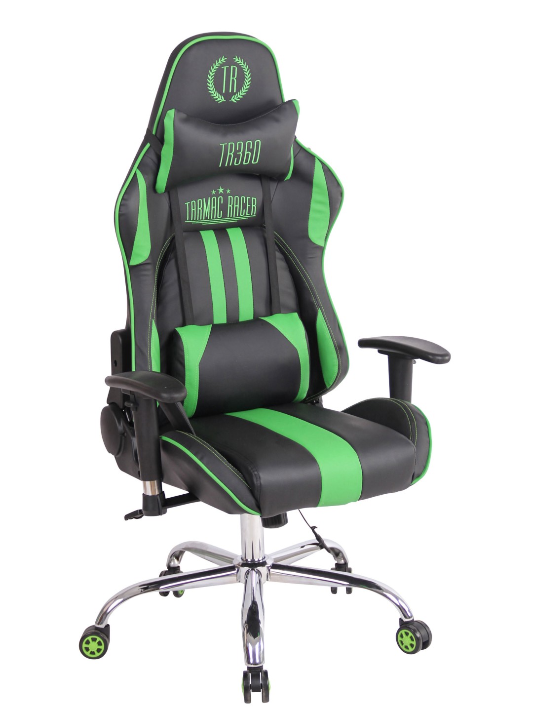 Bureaustoel Limit XM kunstleer, zwart/groen