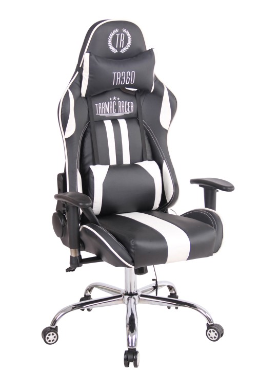 Bureaustoel Limit XM kunstleer, zwart/wit